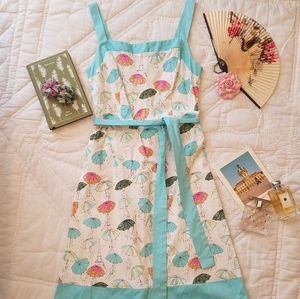 Umbrellas & Eiffel Tower print sun dress Ruby Rox